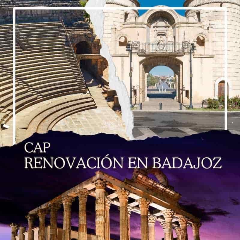 Curso homologado renovación cap en Badajoz precio reservas