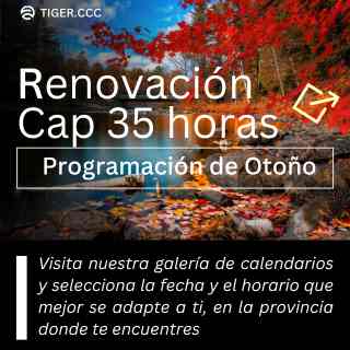 convocatorias cursos renovación cap